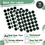 Spice Bottle Stickers