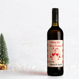 Custom Christmas Wine Labels - Secret Santa Gift