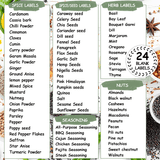 Spice Sorting Labels