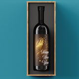 Happy New Year Wine Labels