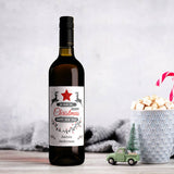 Custom Christmas Wine Labels - Secret Santa Gift