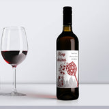Custom Christmas Wine Labels - Secret Santa Gift
