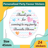Personlised Party Celebration Labels