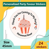 Personalized CupCake & Candy Party Labels