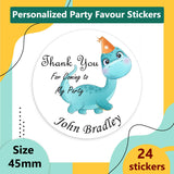 Personlised Animal Theme Party Stickers